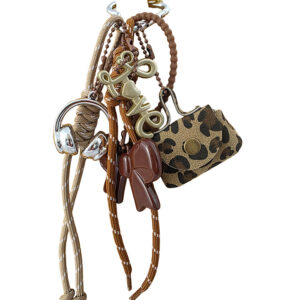 tassen hanger met luipaardprint